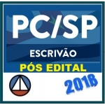 Escrivão Polícia Civil São Paulo CERS 2018 - PÓS EDITAL - PC SP